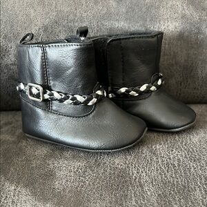 Carters Stylish Black Infant Boots